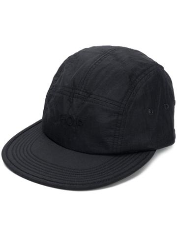 Pop Trading International Logo Embroidered Cap - Black