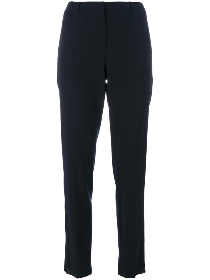 Armani Collezioni Cropped Trousers - Blue