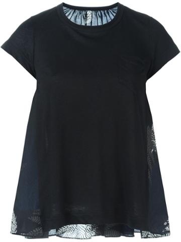 Sacai Luck Printed Flared Back T-shirt