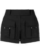Alexandre Vauthier Cargo Pocket Shorts - Black