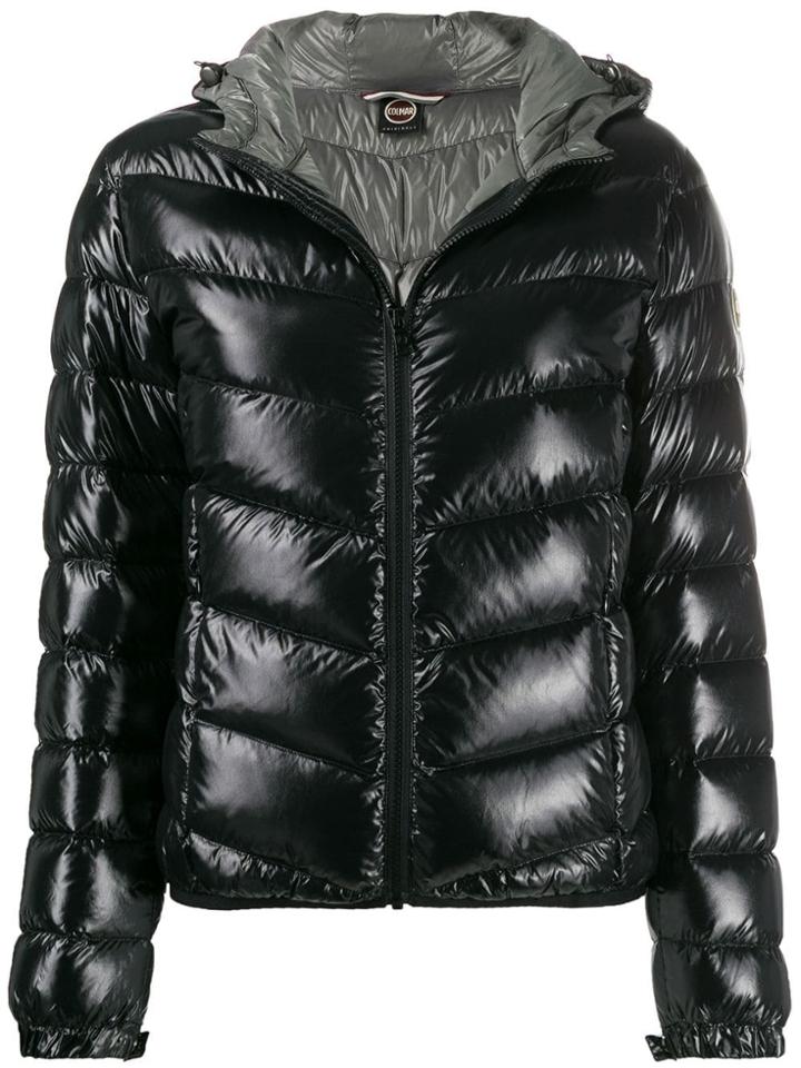 Colmar Padded Logo Jacket - Black