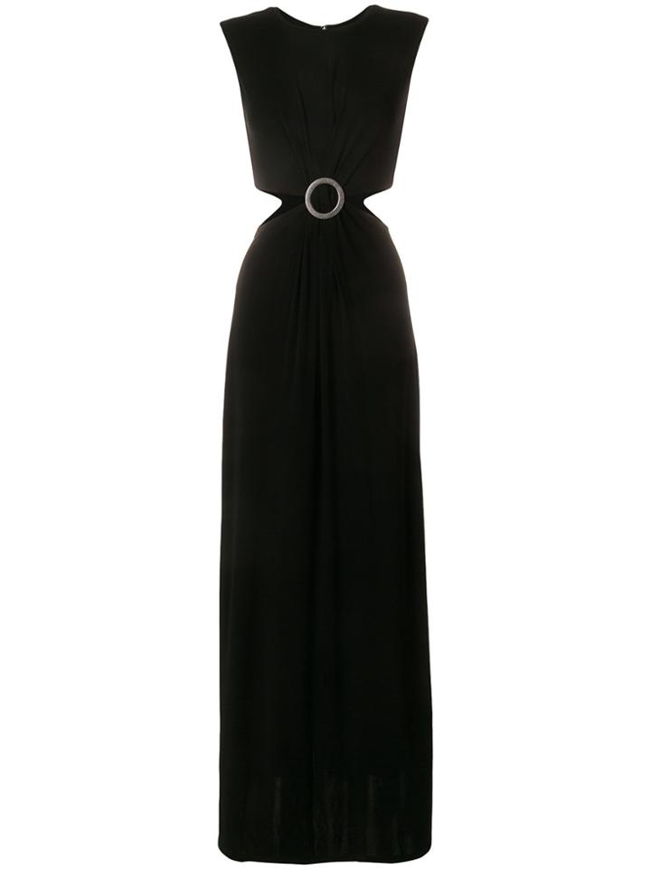 Michael Michael Kors Cutout-detail Maxi Dress - Black