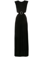 Michael Michael Kors Cutout-detail Maxi Dress - Black