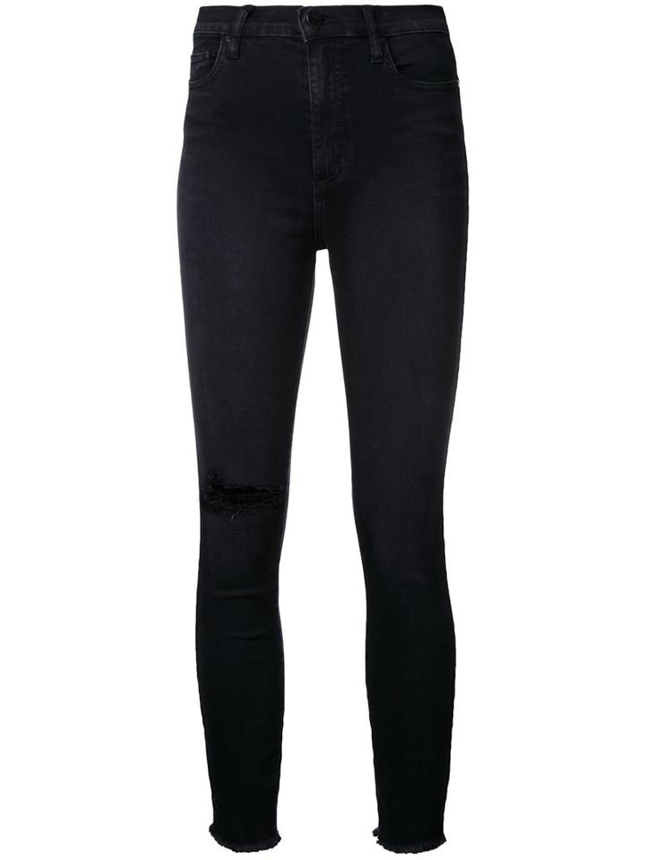 Siren Skinny Ankle Amused - Women - Cotton/elastodiene/polyester - 32, Black, Cotton/elastodiene/polyester, Nobody Denim
