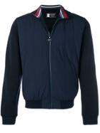 Z Zegna Techmerino Quilted Bomber Jacket - Blue