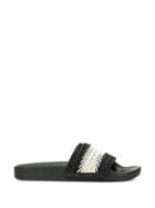 Senso Ezra Woven Slides - Black