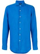 Fay French Collar Shirt - Blue