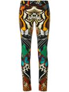 Roberto Cavalli Butterfly Print Trousers - Multicolour