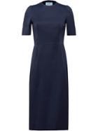 Prada Stretch Cotton Sheath Dress - Blue