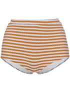Solid & Striped Jamie Ribbed High Waist Bikini Bottom - Blue