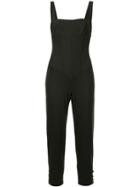 Chanel Vintage Cropped Slim Jumpsuit - Black
