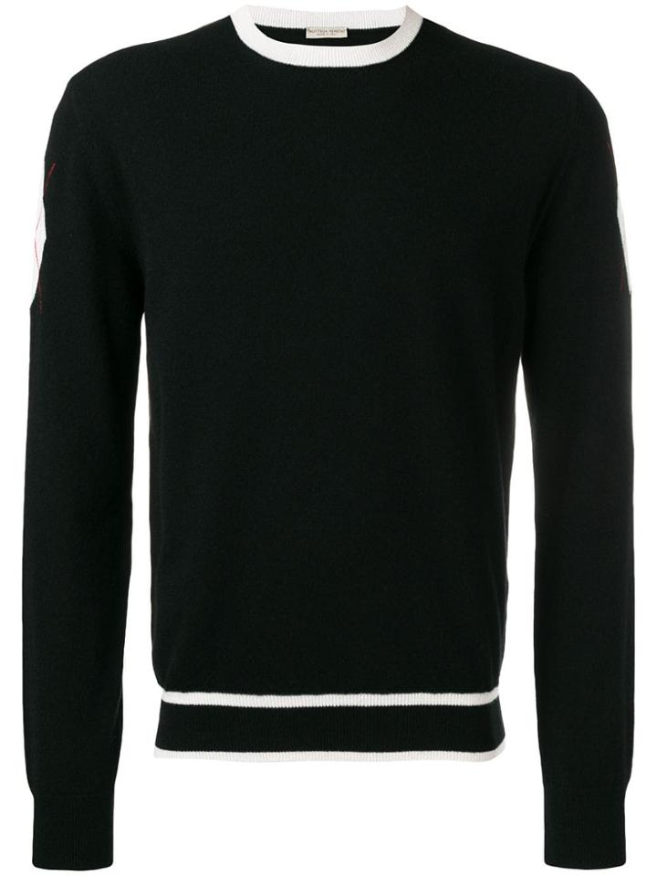 Bottega Veneta Argyle Detail Sweater - Black