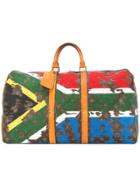 Jay Ahr South Africa Flag Vintage Louis Vuitton Keepall - Brown