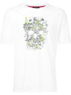Loveless Floral Skull T-shirt - White