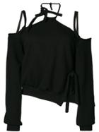 Ottolinger Tie Neck Sweatshirt - Black