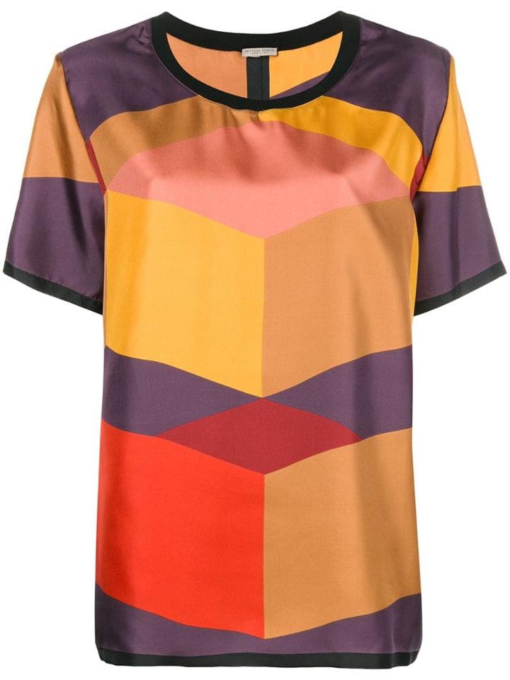 Bottega Veneta Printed T-shirt - Yellow