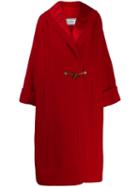 Versace Pre-owned 1980 Oversized Coat - Red