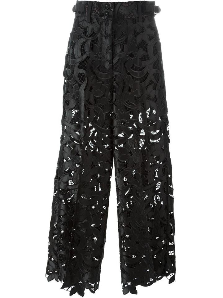 Sacai Floral Lace Trousers