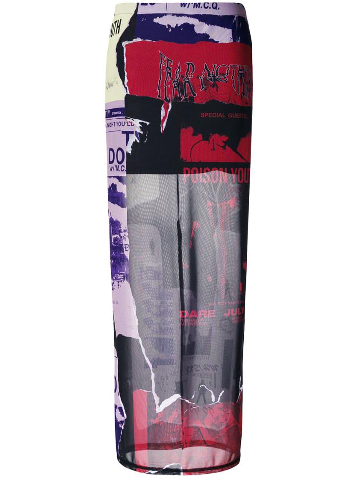 Mcq Alexander Mcqueen Printed Skirt - Multicolour