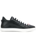 Dsquared2 Textured Panel Sneakers - Black