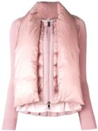 Moncler Zipped Padded Jacket - Pink