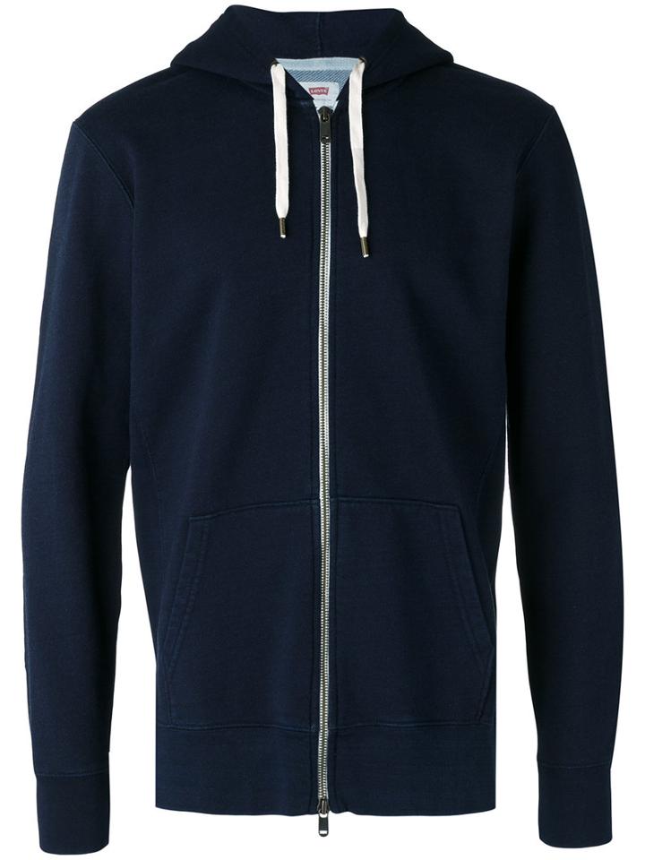 Levi's Zip Up Hoodie, Men's, Size: Medium, Blue, Cotton