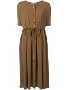 Edeline Lee Short Sleeve Dress - Brown
