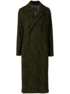 Yohji Yamamoto Pre-owned Long Concealed Fastening Coat - Green