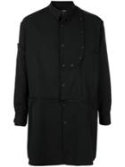 Yohji Yamamoto Bottom Zip Detachable Shirt - Black