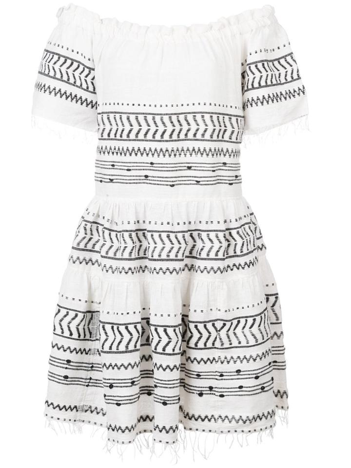 Lemlem Maya Off-the-shoulder Dress - Neutrals