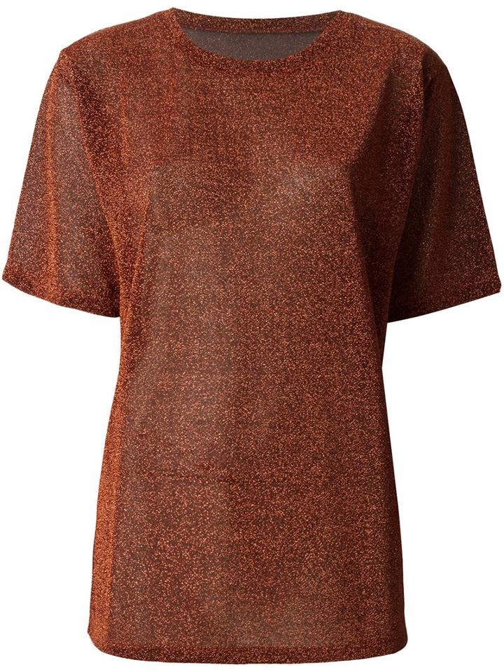 Mm6 Maison Margiela 'lurex' T-shirt
