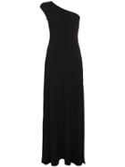 Beaufille One Shoulder Maxi Dress - Black