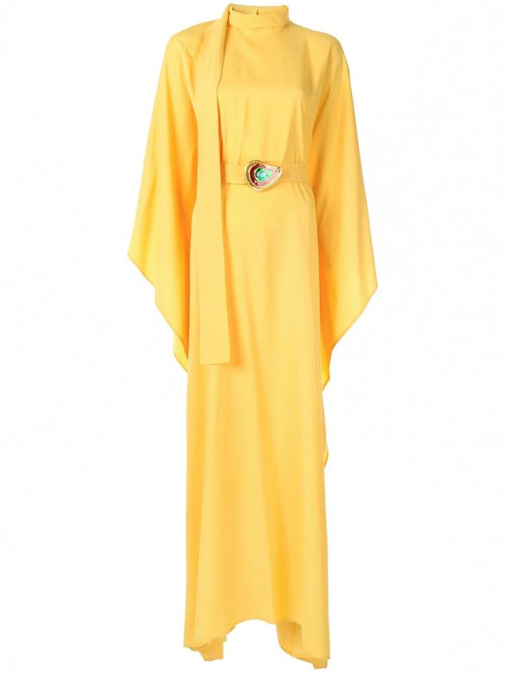 Taller Marmo Fluid Evening Dress - Yellow
