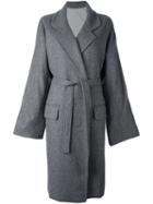 Nehera Belted Robe Coat, Women's, Size: 38, Grey, Cotton/polyamide/cupro/alpaca