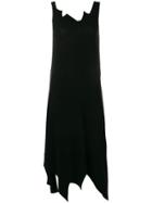 Yohji Yamamoto Jagged Jersey Dress - Black