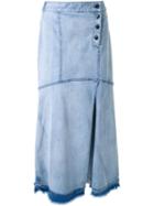 Manning Cartell 'band Together' Skirt, Women's, Size: 10, Blue, Cotton/polyester