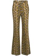 Etro Leopard Print Jacquard Trousers - Nude & Neutrals