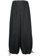 Sartorial Monk High-waisted Harem Trousers - Grey