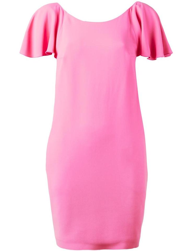 Dondup Nihal Dress, Women's, Size: 44, Pink/purple, Viscose/acetate/spandex/elastane/cupro
