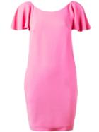 Dondup Nihal Dress, Women's, Size: 44, Pink/purple, Viscose/acetate/spandex/elastane/cupro