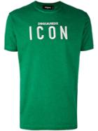 Dsquared2 - 'icon' T-shirt - Men - Cotton - Xl, Green, Cotton