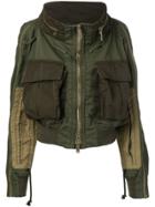 Dsquared2 Oversized Pocket Military Jacket - Green