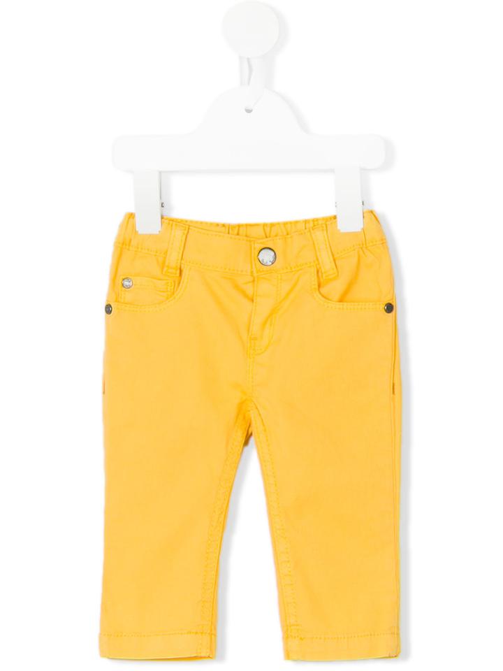 Paul Smith Junior - Chino Pants - Kids - Cotton/spandex/elastane - 12 Mth, Yellow/orange