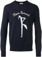 Maison Kitsuné - 'mon Renard' Pattern Jumper - Men - Cotton/polyester - S, Blue, Cotton/polyester