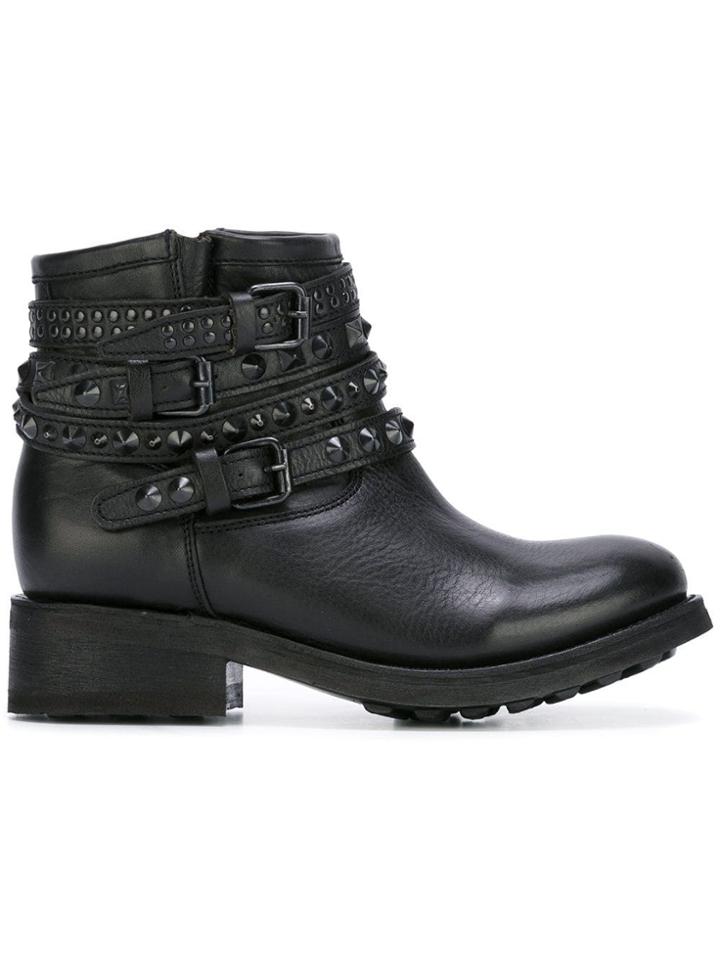 Ash 'tatoo' Biker Boots - Black