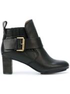See By Chloé Side Buckle Ankle Boots - Black