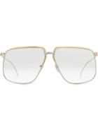 Gucci Eyewear Square-frame Glasses - Silver