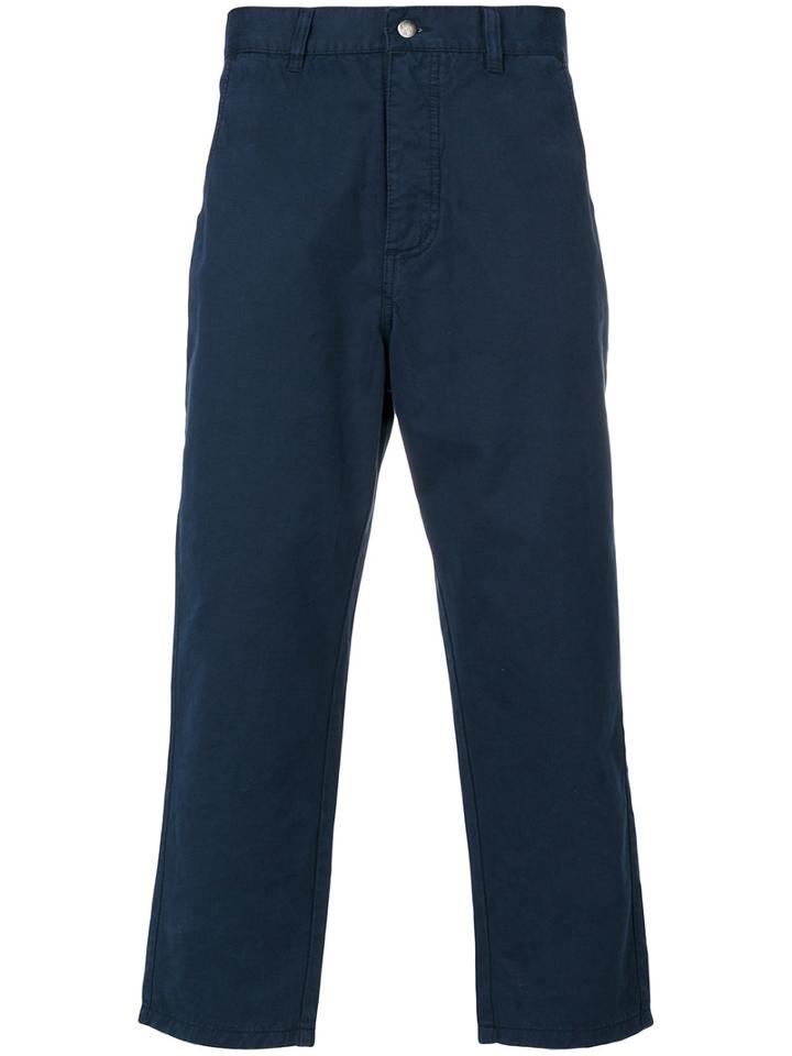 Société Anonyme - Ginza Trousers - Unisex - Cotton - Xs, Blue, Cotton