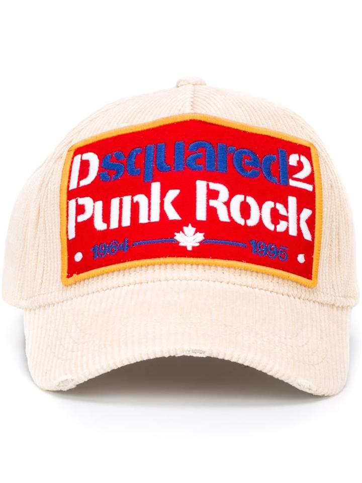Dsquared2 'punk Rock' Patch Baseball Cap