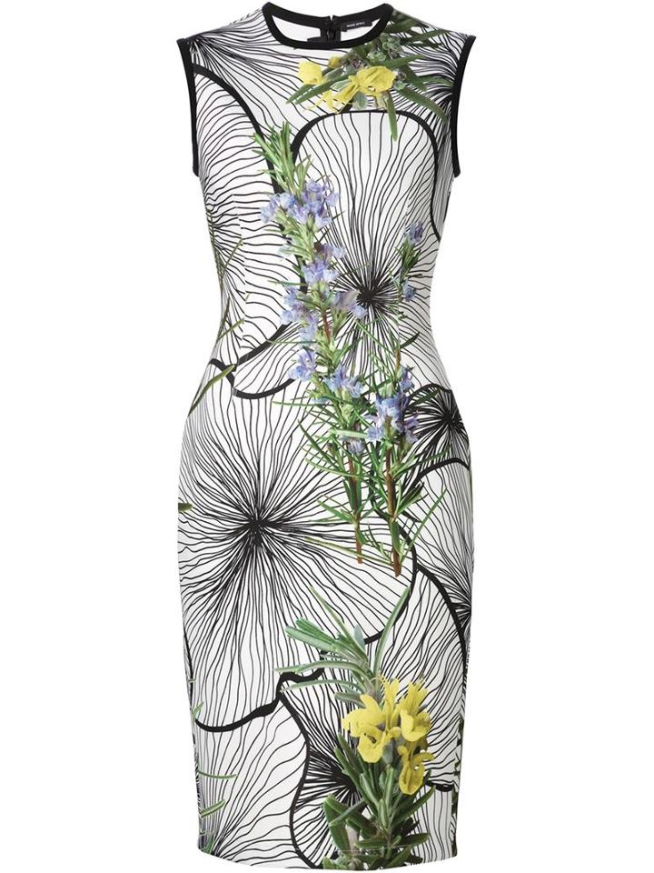 Yigal Azrouel Floral Print Sheath Dress